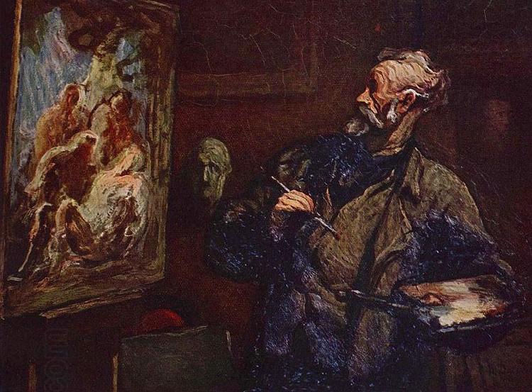 Honore Daumier Der Maler China oil painting art